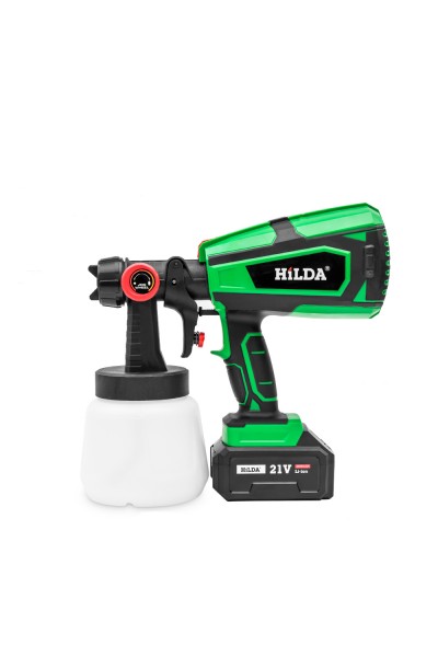 HILDA CDSP004 21V Electric Paint Sprayer Painting Tool with Adjustment Knob For DIY Furniture Woodworking