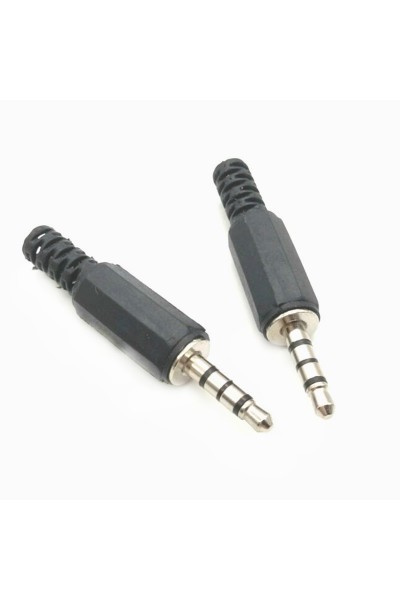 30 PCS Headphone Plug 3 5mm Four Pole Audio Head DIY Welding Head
